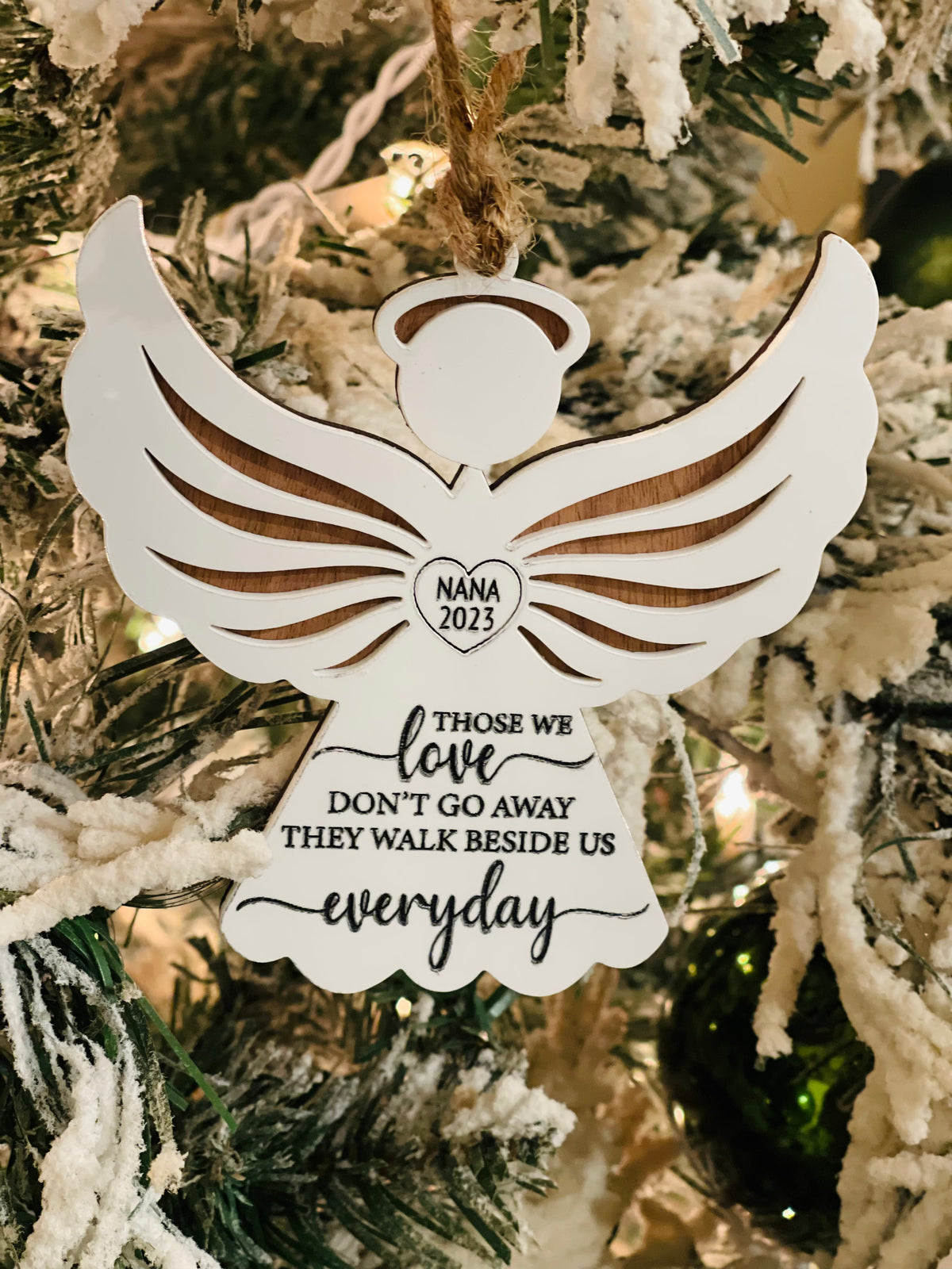 In Memory Angel Ornament