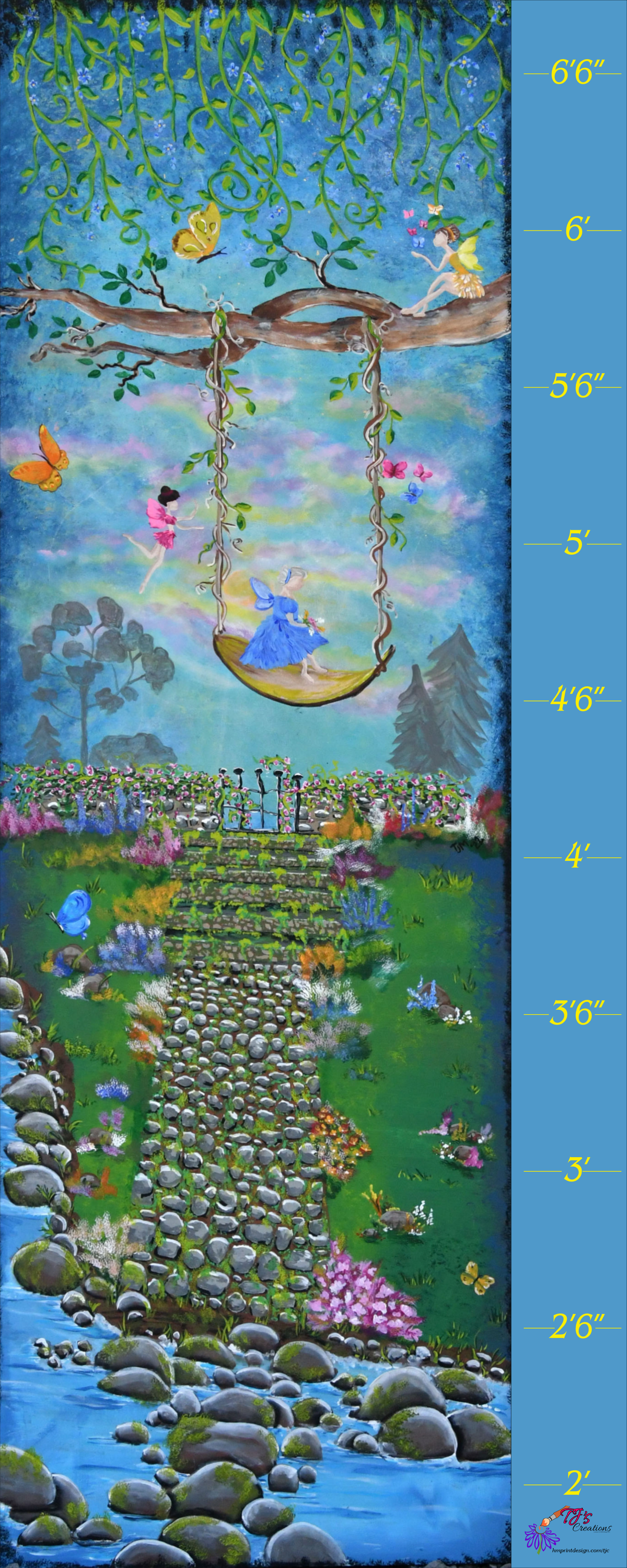 Custom Printed Canvas Growth Charts