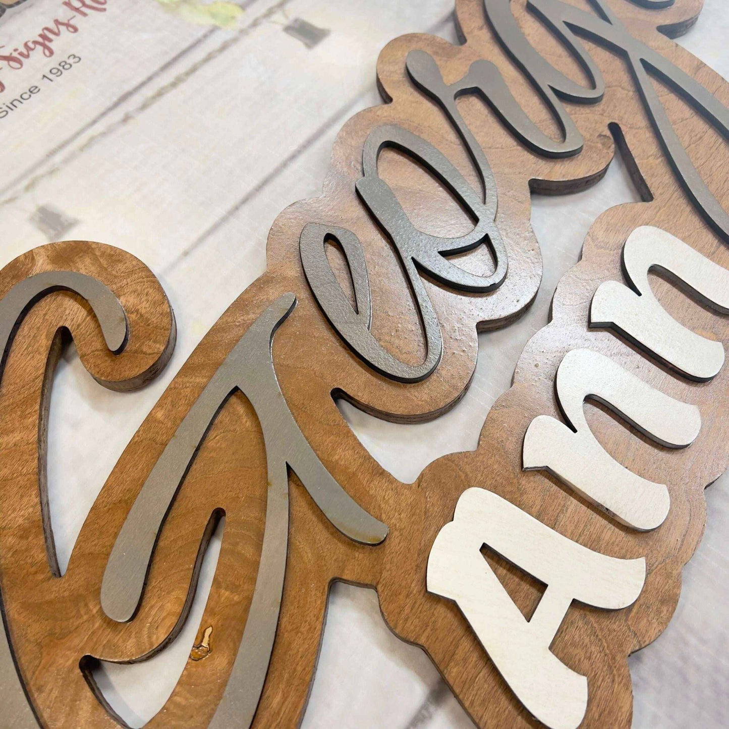 Cut Out Letters Sign - #1 Super Sign Idea