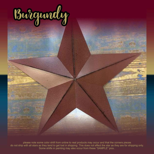 Metal Barn Star | Rustic Country Wall Decor | Primitive Stars