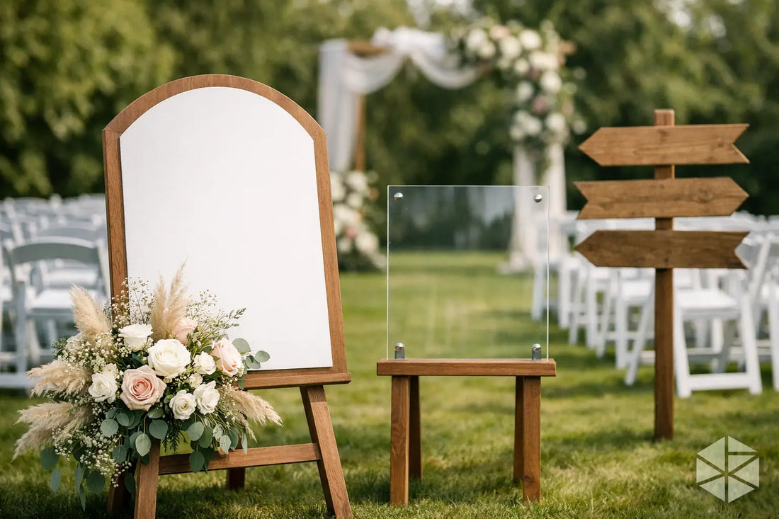 How to Design Wedding Ceremony Signage That Works