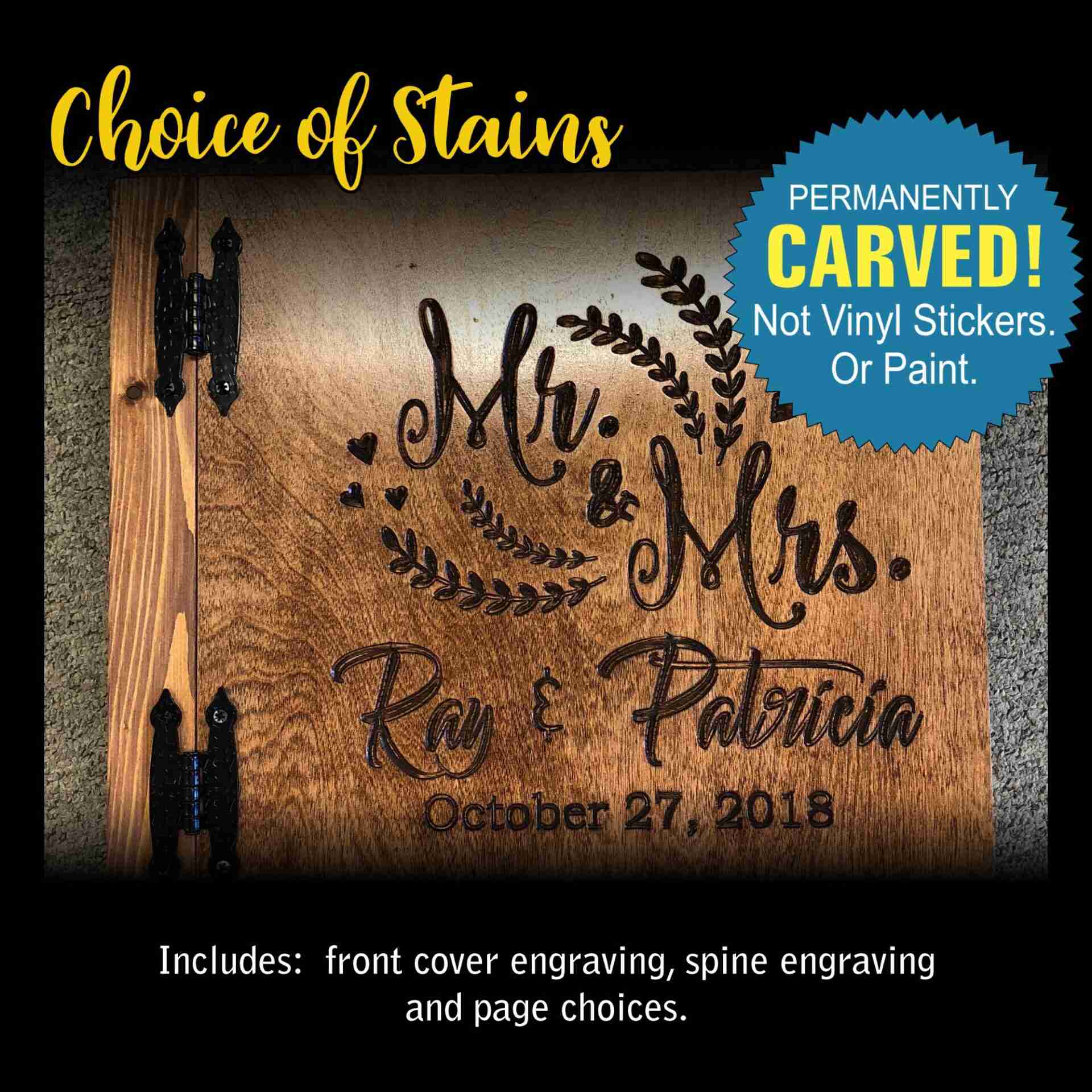 ADD-ON pages for Wedding Book or Our Best Guest Book image 4