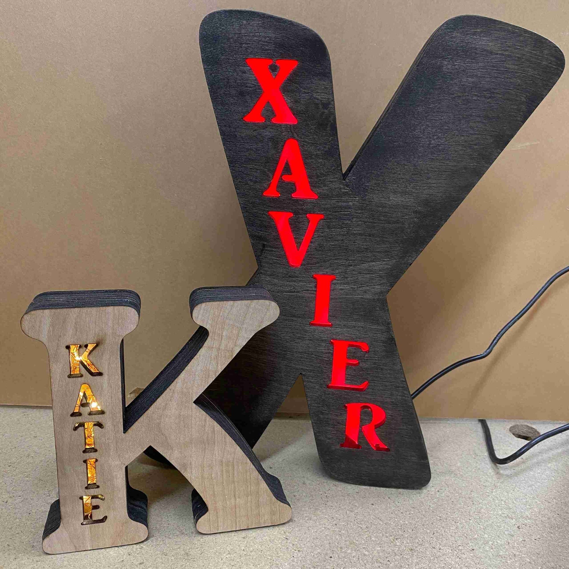 Shadowbox Light up Letters image 0