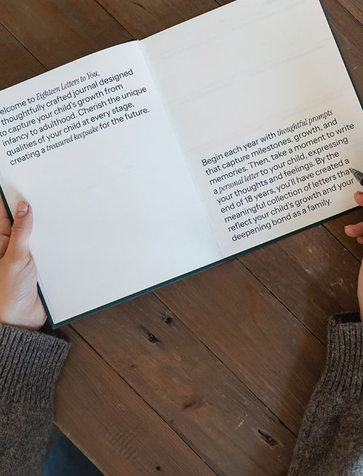 Journal: 18 Letters to You - A Letter for Each Year