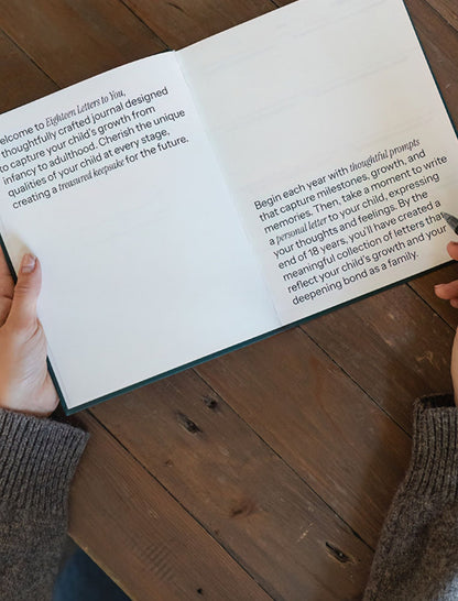 Journal: 18 Letters to You - A Letter for Each Year