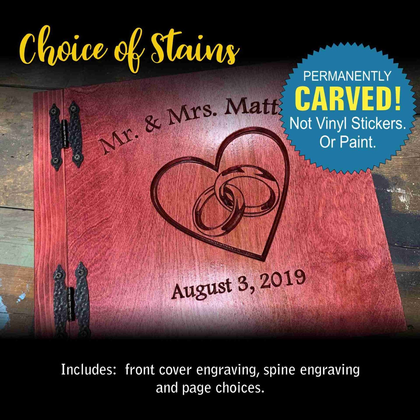 ADD-ON pages for Wedding Book or Our Best Guest Book image 5