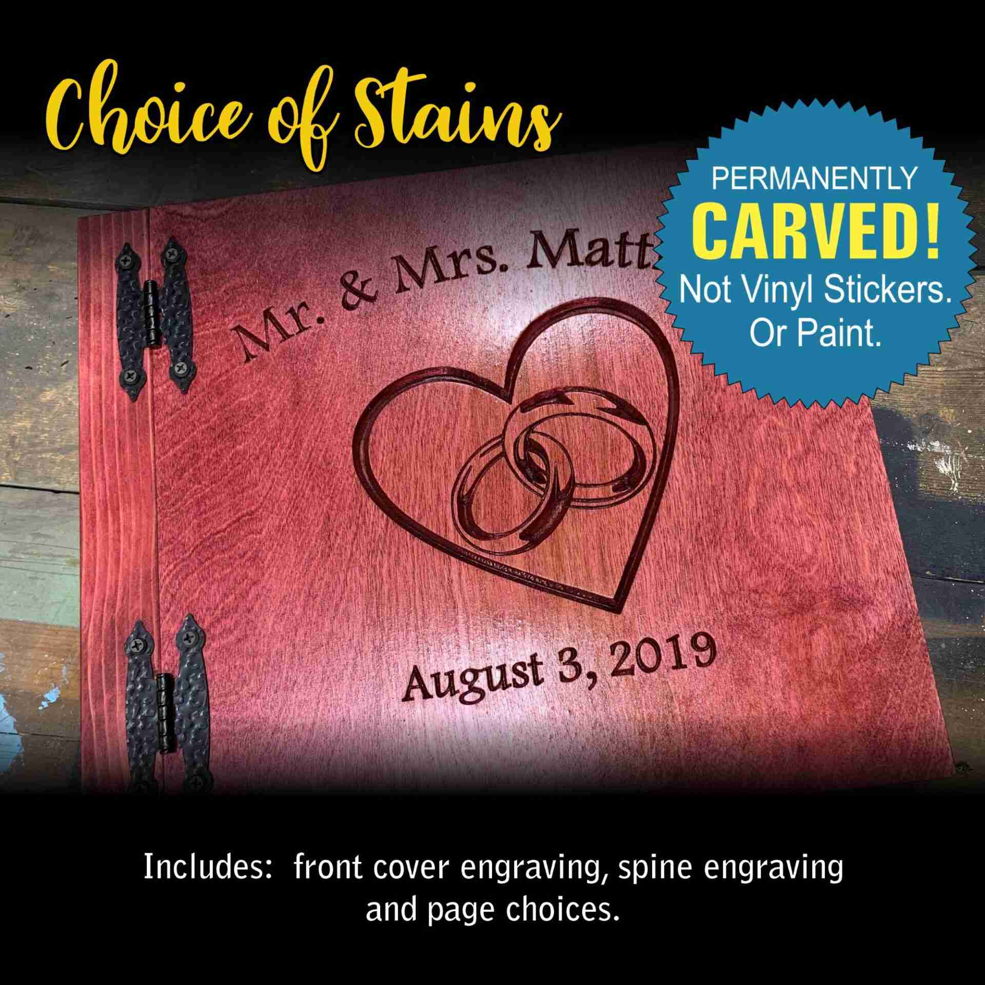ADD-ON pages for Wedding Book or Our Best Guest Book image 5