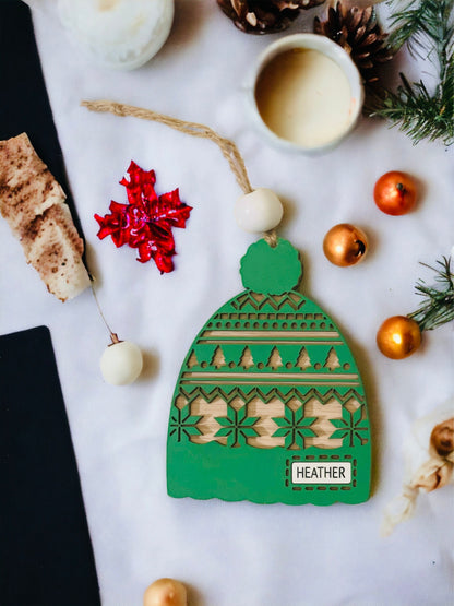 Personalized Beanie Ornament
