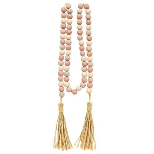 Pastel Spring Wood Bead Garland 60"