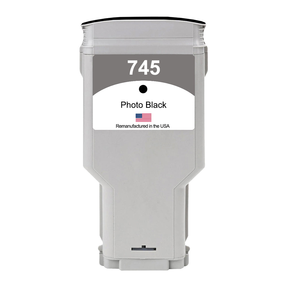 US Remanufactured for HP 745 300mL (F9K04A) Photo Black Ink Cartridge, F9K04A