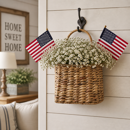 Patriotic Basket Hanger