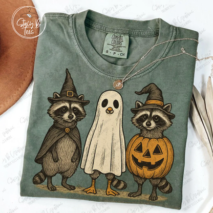 Halloween Racoons
