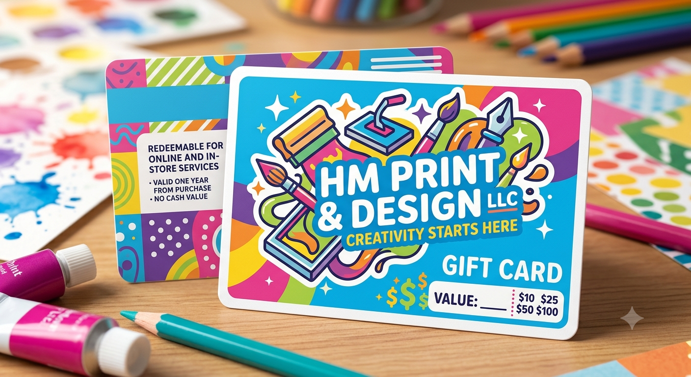 HM Print & Design LLC Gift Cards