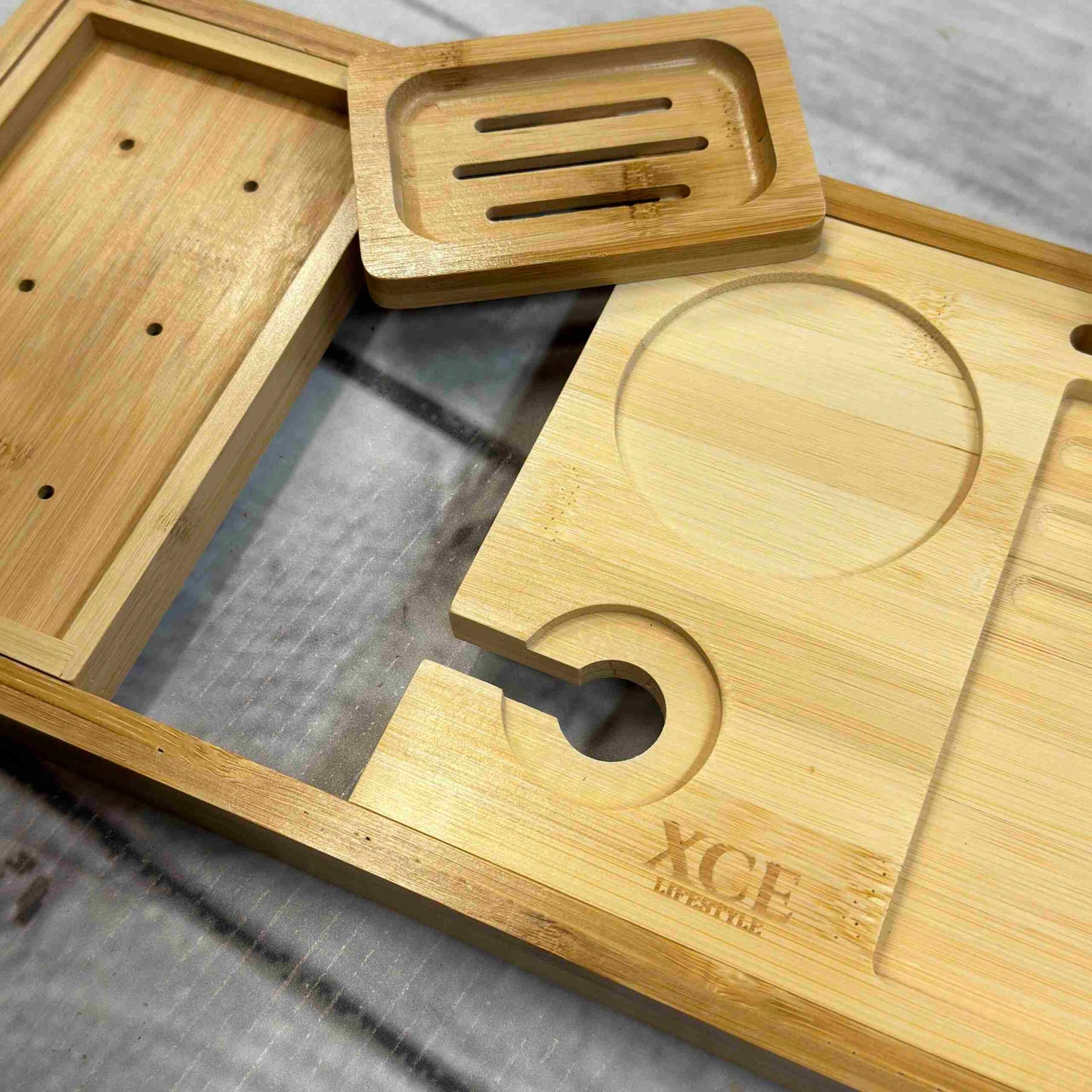 Beautifully Engraved Bath Caddies, get the best today