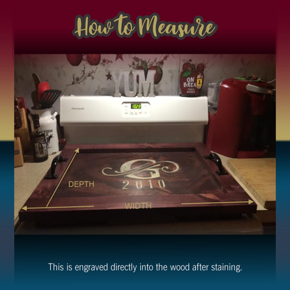 Stove Top Noodle Board - Hand crafted