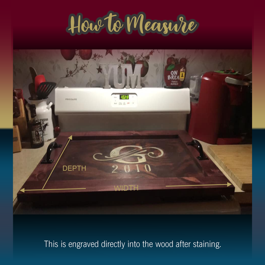 Stove Top Noodle Board - Hand crafted