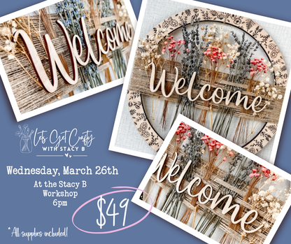 Floral Door Hanger Workshop