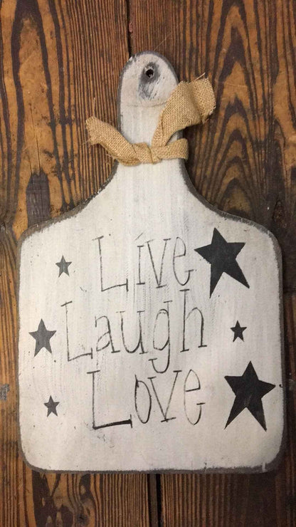 Personalized Rustic Recipe Book Stand: Engraved Tablet Holder