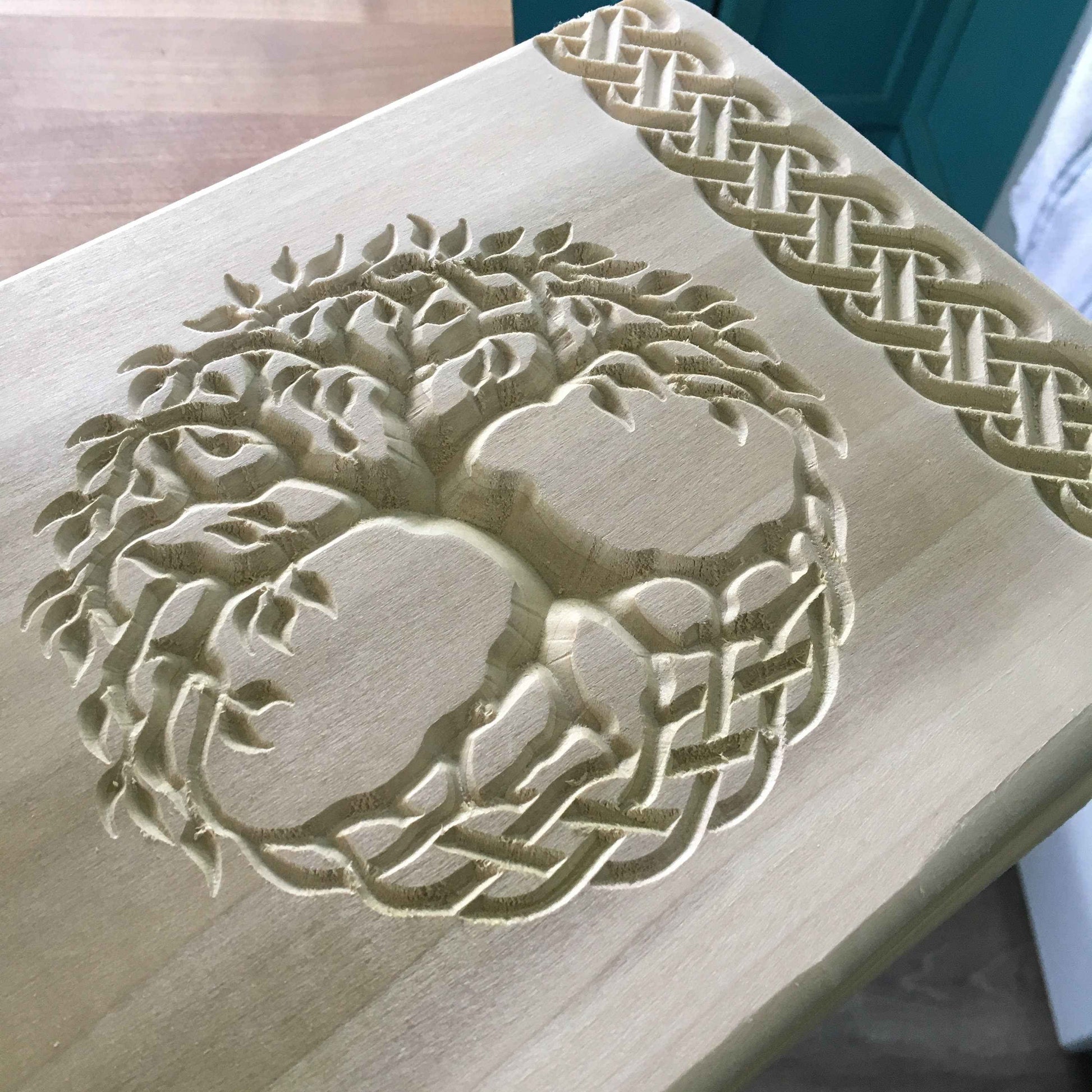 Irish Wedding Blessing Sign on Golden Poplar Wood, Celtic Love Keepsake, Personalized Wedding