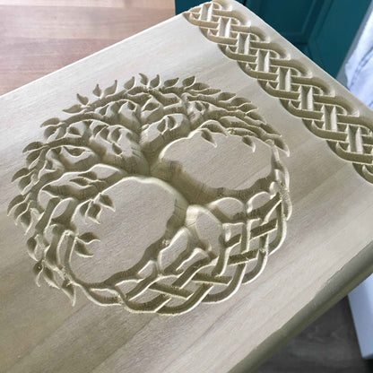 Irish Wedding Blessing Sign on Golden Poplar Wood, Celtic Love Keepsake, Personalized Wedding