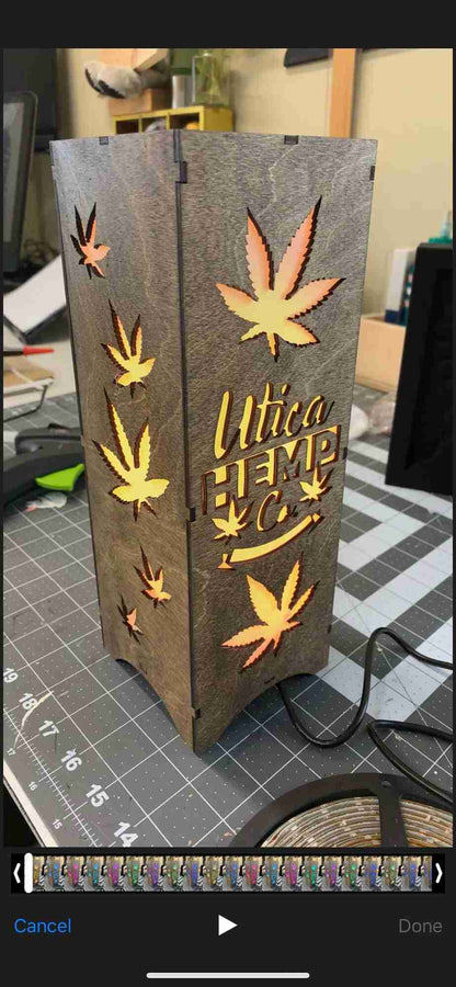 LED Wooden Lamp