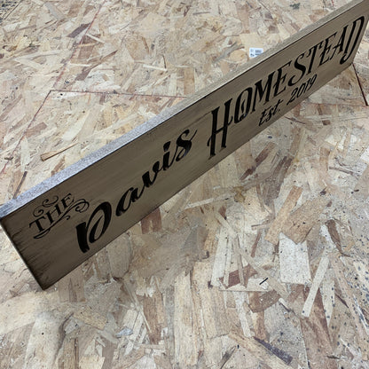 Homestead Sign - Established Sign - #1 Exclusive from us