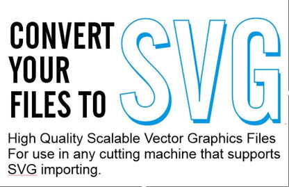 File Conversion to SVG DXF EPS: Custom Design Service