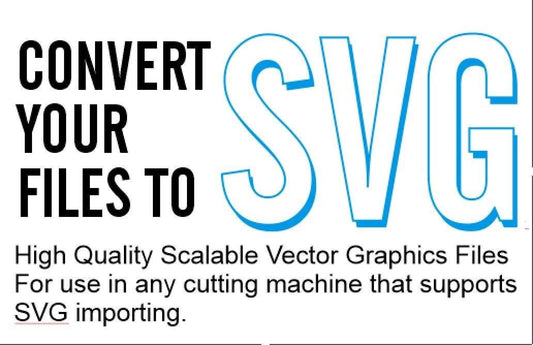 File Conversion to SVG DXF EPS: Custom Design Service