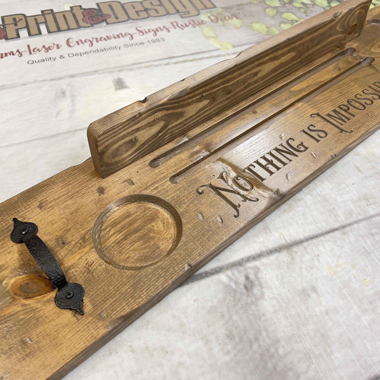 Personalized Wooden Bath Caddy, Live Edge Tub Tray, Engraved Bathtub Board, Rustic Luxury Caddie