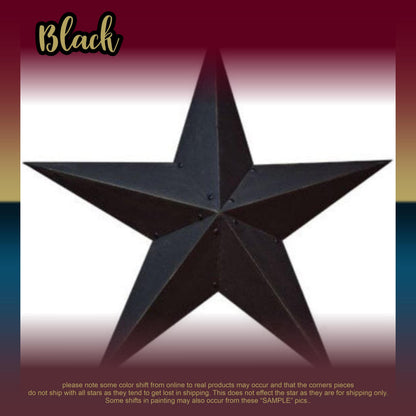 Metal Barn Star | Rustic Country Wall Decor | Primitive Stars