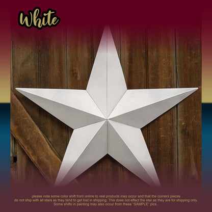 Metal Barn Star | Rustic Country Wall Decor | Primitive Stars