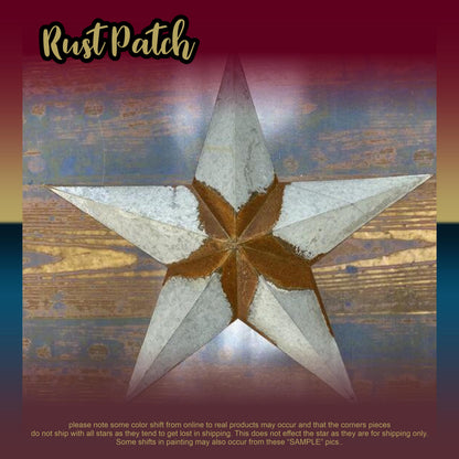 Metal Barn Star | Rustic Country Wall Decor | Primitive Stars