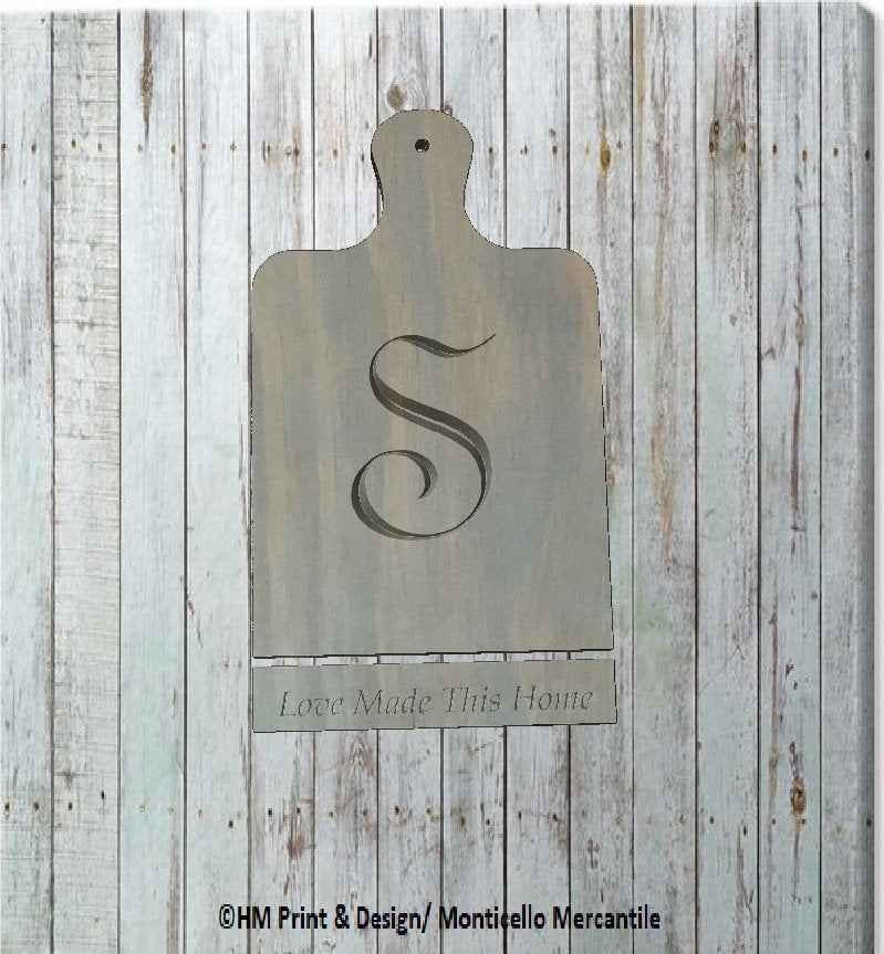Personalized Rustic Recipe Book Stand: Engraved Tablet Holder