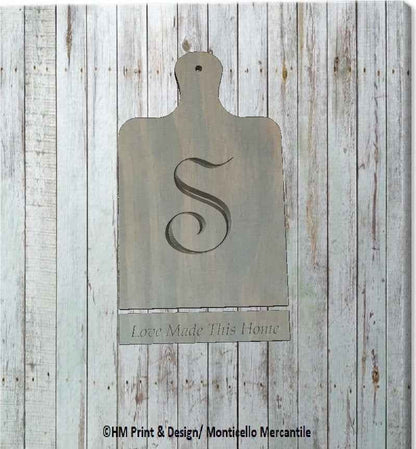 Personalized Rustic Recipe Book Stand: Engraved Tablet Holder