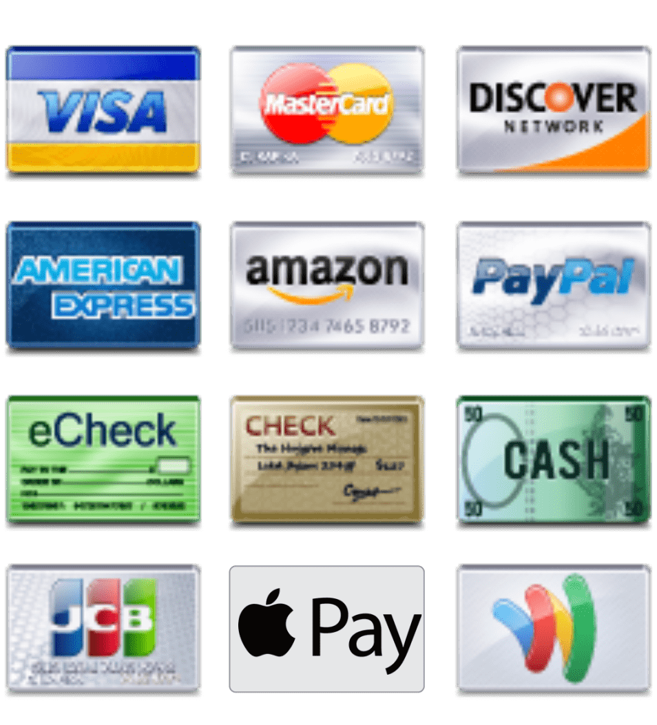 visa-mastercard-discover-american express-apple pay-paypal
